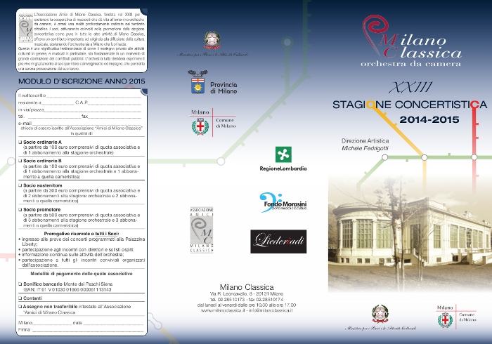 22 2014-2015 Stagione Milano Classica